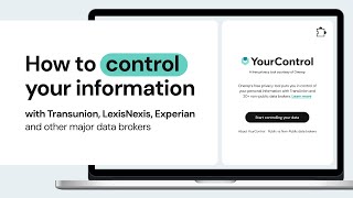 How to control your information with Transunion LexisNexis Experian and other major data brokers [upl. by Means]