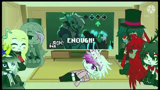 Hazbin Hotel reacts to Deku and Retrospecter  Read Description please [upl. by Jerri]