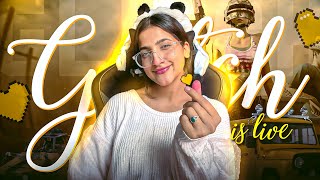 Girl gamer 🌸RAM RAM BHYI SAREYA NE BGMI LIVE WITH GLITCHJOD🫶🏻 🎯ROAD TO 5k subscribers🥺facecam [upl. by Acissej]