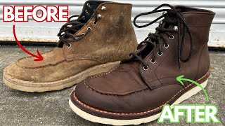 ASMR How to Clean Your Boots  Step by Step Instructions [upl. by Mossolb]