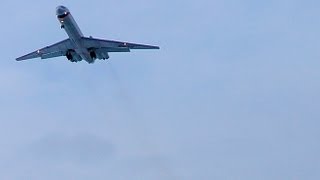 Russia State Transport Company Ilyushin62 landing runway 16 at ZRH [upl. by Katzir]