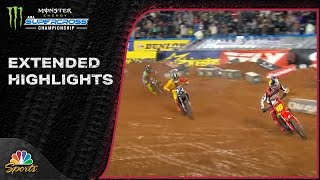 Supercross 2024 EXTENDED HIGHLIGHTS Round 9 in Birmingham  3924  Motorsports on NBC [upl. by Solrak]