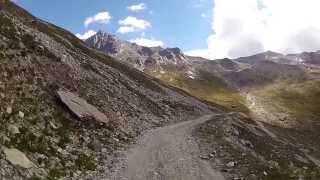 Colle Sommeiller  Col du Sommeiller  Scenic drive downhill [upl. by Salohci]