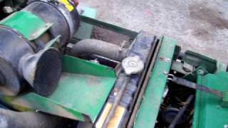 RANSOMES 350D Reel Mower Kubota V1702 engine idling [upl. by Aleck307]