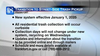 The city of Frankfort is changing how they collect trash in the coming year [upl. by Cheng]