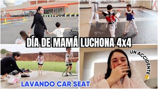 DÍA DE MAMÁ LUCHONA 4x4  LAVANDO LOS CAR SEATS 🤍 [upl. by Peisch448]