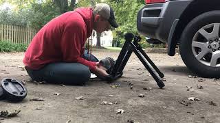 Alpcour Fluid Bike Trainer Stand Assembly in Time Lapse [upl. by Gewirtz]