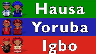 NIGERIA HAUSA YORUBA IGBO [upl. by Rednaskela]