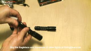 Eagletac P20A2 P20C2 MkII LED Flashlight Review [upl. by Carman326]