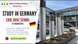 Engineering Excellence in Germany Discover Carl Benz School s International Programs [upl. by Enileuqkcaj]