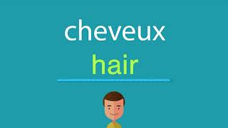 Comment dire cheveux en anglais [upl. by Ssilem]