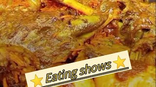 Chicken leg 🍗 piece and Pride rice Eating shows ⭐  Full video ⭐ [upl. by Tressia172]