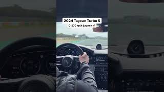 2024 TAYCAN TURBO S  952HP  ACCELERATION [upl. by Duncan]