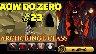 AQW DO ZERO 2024 23 PEGANDO A ARCHFIEND BIG FARM CLASS IN THE GAME [upl. by Arekahs]