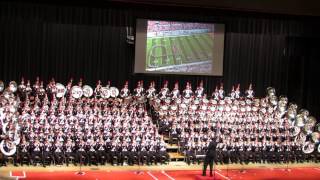 Ohio State Marching Band 2013 Script Ohio Le Regiment 11 10 2013 [upl. by Dieterich]