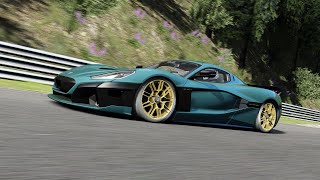 Rimac Nevera 21 en Nürburgring  Assetto Corsa [upl. by Budding]