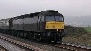 180423 Class 47 47802  The Great Britain XV Railtour ECS Carnforth Steamtown to Llandudno Jct [upl. by Bender]