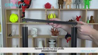 Service tutorial CR  10 V2 the X axis leveling [upl. by Alatea]