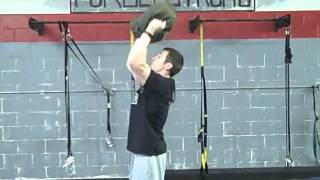 The sandbag overhead press [upl. by Parthinia]