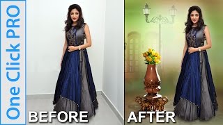 How To Change  Remove Photo Background Easily in One Click PRO  Photoshop Tutorial in Hindi [upl. by Ravens]