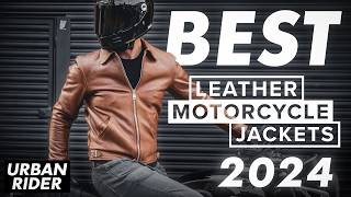 BEST LEATHER MOTORCYCLE JACKETS 2024 [upl. by Nivahb]