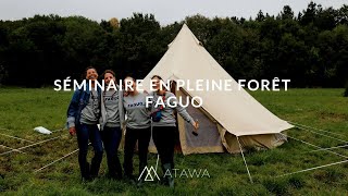 Séminaire en pleine forêt pour lentreprise Faguo [upl. by Lari]