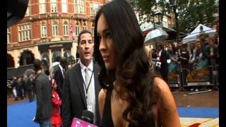 Megan Fox interview on Shia LeBouf tattoos and yoga [upl. by Izak784]