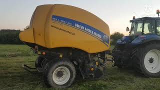 Prasa New Holland roll belt 150  new holland t5 [upl. by Dehsar303]