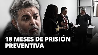 CASO CHIBOLÍN Dictan 18 MESES de prisión preventiva para ANDRÉS HURTADO  El Comercio [upl. by Ynnek]