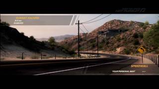 Need For Speed Hot Pursuit  Racers  Sunset Racers Race [upl. by Ranee]