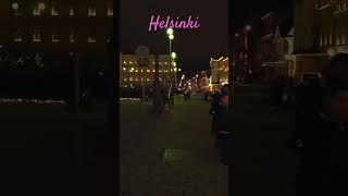 Helsinki city center christmas christmas merrychristmas helsinki travel helsinkifinland [upl. by Oiramel52]