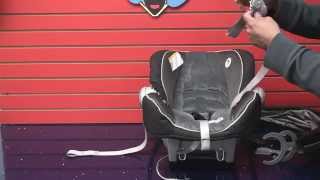 Graco SnugRide 35 Cleaning Car Seat Part 1 [upl. by Hnahym]