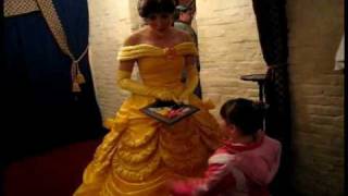 Belle at the Princess Storybook Dinner  January 2009 [upl. by Otanod538]