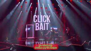 ESC 2025 MONTENEGRO NeonoeN  Clickbait  Lyrics video  Crnogorski [upl. by Arimak]