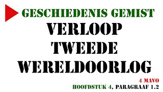 4 mavo  Verloop Tweede Wereldoorlog Memo 4e editie H4 paragraaf 12 Geschiedenis Gemist [upl. by Lita]