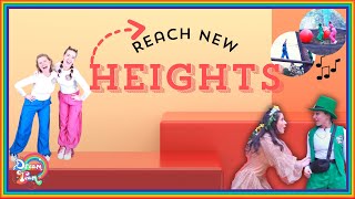 Reach New Heights song by Dream Team Kids  Music for Kids [upl. by Terris87]