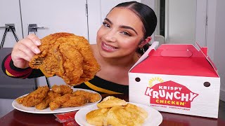 FRIED CHICKEN MUKBANG KRISPY KRUNCHY CHICKEN  KissedByKen [upl. by Lesde]