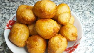 BEIGNETS AFRICAINS sans mettre la main à la pâte  Mikaté Deureum Gbofloto YovoDoko PuffPuff [upl. by Fryd]