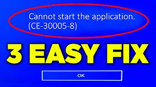 💿 FIX PS4 ERROR CE300058  CANNOT START APPLICATION [upl. by Barney]