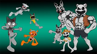 Incredibox Sprunki VS Zookeeper amp Smile Cat  Cartoon Animation [upl. by Obeng]