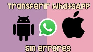 Cómo Pasar WhatsApp de Android a iOS 17 ✅ [upl. by Emerick344]