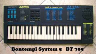 RetroToys Bontempi System 5 BT705 with line out mod [upl. by Neeruan]