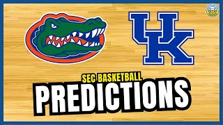 Florida vs Kentucky PREDICTION  2024 SEC Basketball Predictions [upl. by Philippine943]