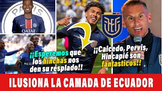 BECCACECE ELOGIA A ECUADOR 🇪🇨  TENEMOS FANTÁSTICOS JUGADORES ESTAMOS CON MUCHA ILUSIÓN [upl. by Nacnud321]