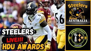 Steelers Live HDU MVP awards WEEK 10 VS Commanders [upl. by Annayi]