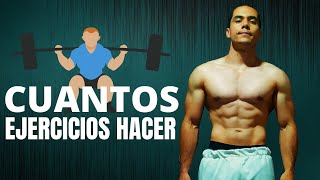 CUANTOS EJERCICIOS HACER POR MUSCULO Y POR RUTINA [upl. by Yssor388]