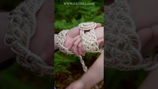 Nine Knot Cotton Handfasting Cord Design  Ceotha [upl. by Alyal]