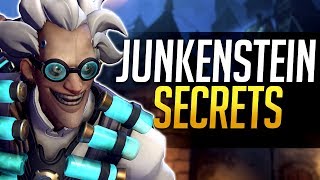 Overwatch  Junkensteins Revenge SECRETS Hidden Tricks and more [upl. by Neeluqcaj432]