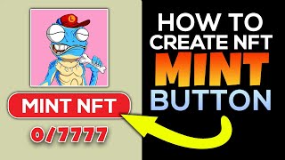 How to Create a NFT Minting Button On Your Website NO CODING [upl. by Aitenev]