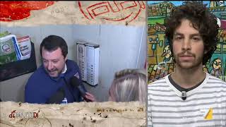 VIDEO  Bologna Matteo Salvini al citofono quotÈ vero che lei spacciaquot [upl. by Ramad867]